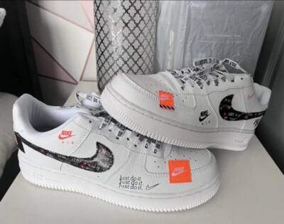 nike air force just do it fake vs real