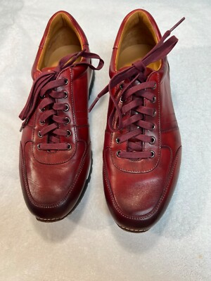Magnanni Ibiza Premium Leather Mens Trainers Size UK (Eur 43) G2