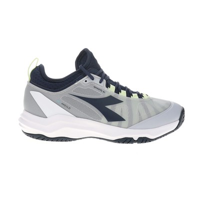 Diadora Speed Blushield Fly 4 Plus Ag Tennis  Mens Grey Sneakers Athletic Shoes