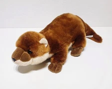 Adventure Planet Cute Brown River Otter Soft Plush Stuffed Animal Toy 17" EUC