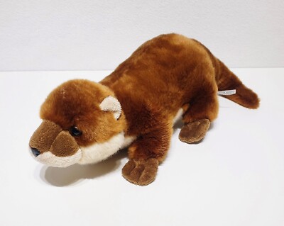 Adventure Planet Cute Brown River Otter Soft Plush Stuffed Animal Toy 17'' EUC