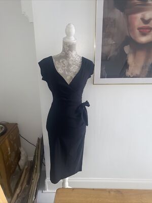 So Couture (Now The Pretty Dress Company) Black Wiggle Dress - Size 12
