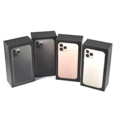 Genuine Apple iPhone 11 Pro & 11 Pro Max Empty UK Box - Black Green Silver Grey - Image 1 of 3