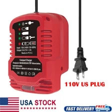 Battery Charger for Milwaukee M18 18V Li-ion 48-11-1862 48-11-1880 Battery US