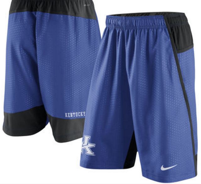 Nike Dri Fit Kentucky Wildcats Speed Fly Team Training shorts men basketball PE | eBay