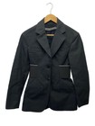 Alexander Wang Tailored Jacket LOGO ELASTIC BLAZER 0 Cotton Black From Japan