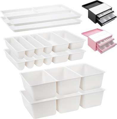 6 Pcs Tool Box Organizer Tray Divider Set for Kobalt Mini 2-Drawer ToolBox   ...