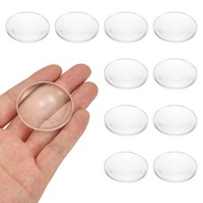 10 Pack Biconvex Lens, 42mm Dia. 42mm Focal Length Aspheric Optical Lenses