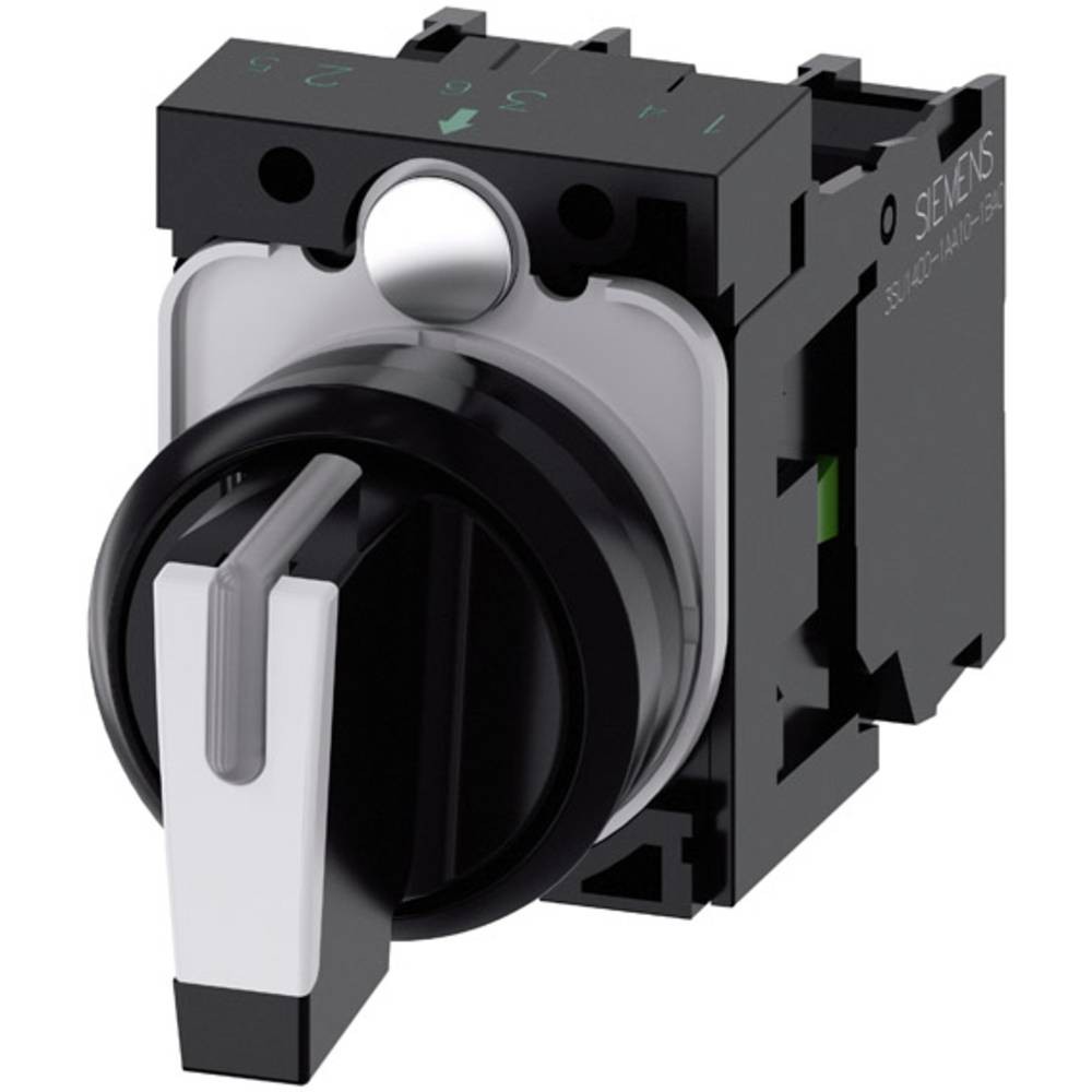 Évitez les fausses manœuvres avec le commutateur à manette Siemens 3SU11002BL601NA0 net et précis