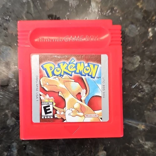 Nintendo Game Boy Pokémon Red Cartridge Pokémon Series Multiplayer