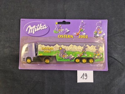 werbetrucks 1:87,  Milka Schokolade, OVP, LKW, H0, Selten, Ostern 2002, Miniatur