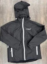 Striker Ice Elements Asana Rain Jacket Coat Womens Sz M Fishing Black White