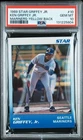 1989 STAR GRIFFEY JR. #10 KEN GRIFFEY JR. YELLOW BACK Rookie RC PSA 10 Low Pop