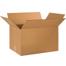 BOX USA 24x16x14 Corrugated Boxes, Large, 24L x 16W x 14H, Pack of 15