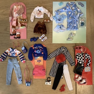 Disney ILY 4EVER fashion lot * Cruella, Bambi, Elsa * 8 fashions fit Barbie!