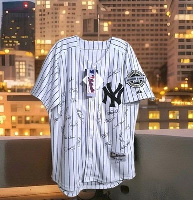 NY Yankees 2009 Team Signed Inaugural Season Jersey 2009 World