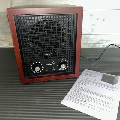 #ad Ivation Ozone Generator Air Purifier Ionizer Model IVAOZP001 Cracked Card Tested $75.00