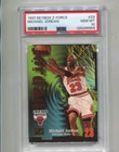1997 Skybox Z-Force - MICHAEL JORDAN - Card #23 - CHICAGO BULLS  PSA 10