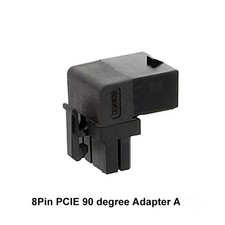 4.2mm 8Pin PCIe GPU 90° Extension Connector Adapter Turning Head