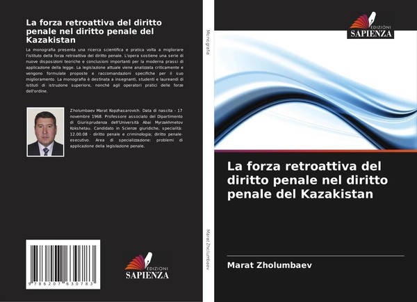 La Forza Retroattiva Del Diritto Penale Nel Diritto Penale Del Kazakistan Buch-image