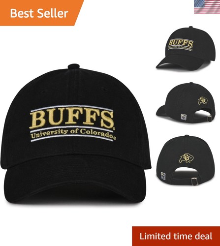 Official Colorado Buffaloes Adjustable Hat - Unisex Baseball Cap in Black