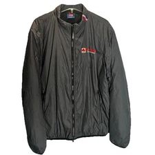 Red Bull Distribution Company Men's Bomber Puffy Jacket Gray SZ XL