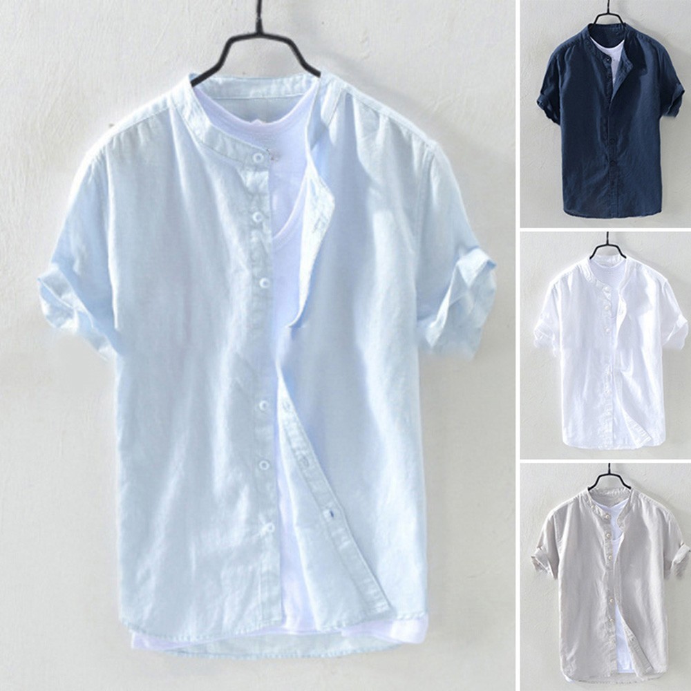 ALTRA Nuova vendita camicie top casual larghe morbide camicie tinta unita collo alto