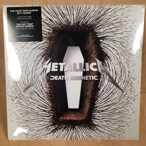 Metallica - Death Magnetic Vinyl  2x LP 1st Pressing 2008 SEALED w/ hype sticker