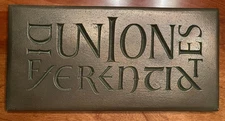 Wild Goose Studio "Union Differentiates" Bronze Plaque Irish Craft Great Gift