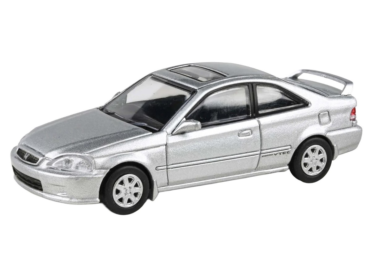 1999 HONDA CIVIC SI EM1 VOGUE SILVER 1/64 DIECAST MODEL CAR BY