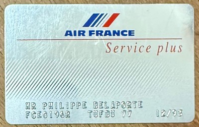 AIR FRANCE KARTE SERVICES PLUS KARTE KARTE KARTE CARD KART TELEKARTE PHONECARD