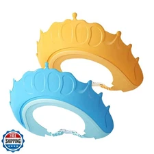 PandaEar Baby Shower Cap Hair Washing Hat| 2 Pack Waterproof Adjustable Silic