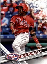 2017 Topps Walmart Holiday Snowflake #HMW73 Maikel Franco - BB