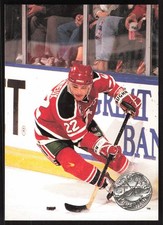 Claude Lemieux, 1991-92 Pro Set Platinum, #196, New Jersey Devils,