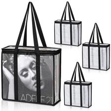 Facmogu LP Vinyl Record Storage Bag (3 Pack), Clear Record Storage Cases for ...
