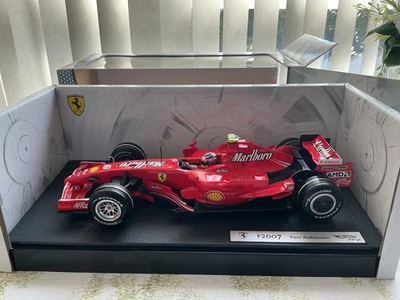 Hot Wheels 1/18 F2007 Kimi Raikkonen Ferrari Excellent - Image 1 of 4