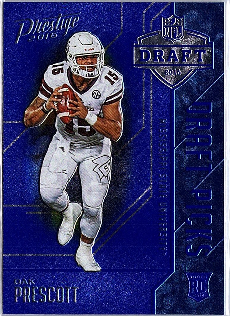 2016 Panini Prestige #3 Dak Prescott Draft Picks Blue
