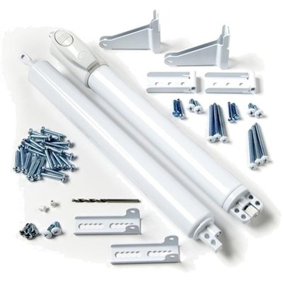 White Storm Door Closer Kit - Top and Bottom Closers
