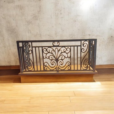 Jugendstil Balkon Geländer 1:12 Maße: 1 x 200 x 91 mm, 2 x 68 x 91 mm