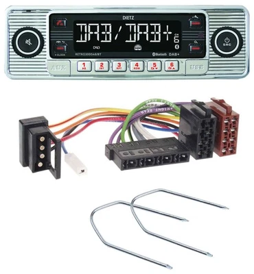 Dietz Bluetooth MP3 DAB USB Autoradio für Mercedes E-Klasse W124 S-Klasse W126 - Bild 1 von 4