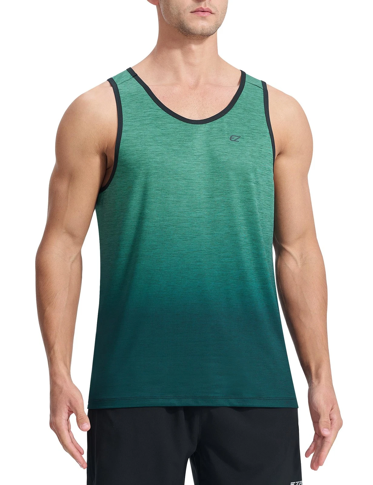 Men's UPF 50+ Sun Protection Tank Top for Beach, Swim, Gym, and Running