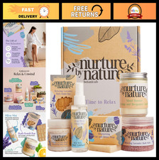 Spa Gift Basket for Women - Relaxation Self Care Kit with Bath Bombs, Candle P