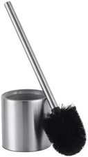 Toilet Brush  Holder Silver Stainless Steel 3.9"L x 3.9"W x 14.1"H