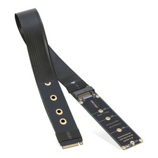M.2 NVMe Extension Cable Extender Fits M Key B M Key 2280/2260/2242 1FT PCIe