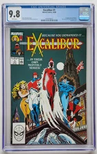 EXCALIBUR #1 -  1st Appearance of WIDGET - Clairmont/Davis/Neary  - CGC 9.8