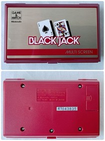Nintendo Game AND & Watch BJ-60 Black jack Multi Screen - Vintage Game Blackjack