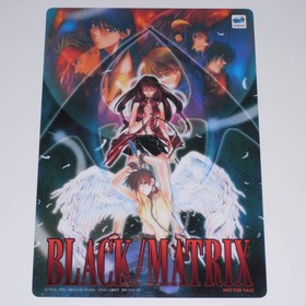[With obi postcard] Black Matrix Sega Saturn Not for sale with underlay []