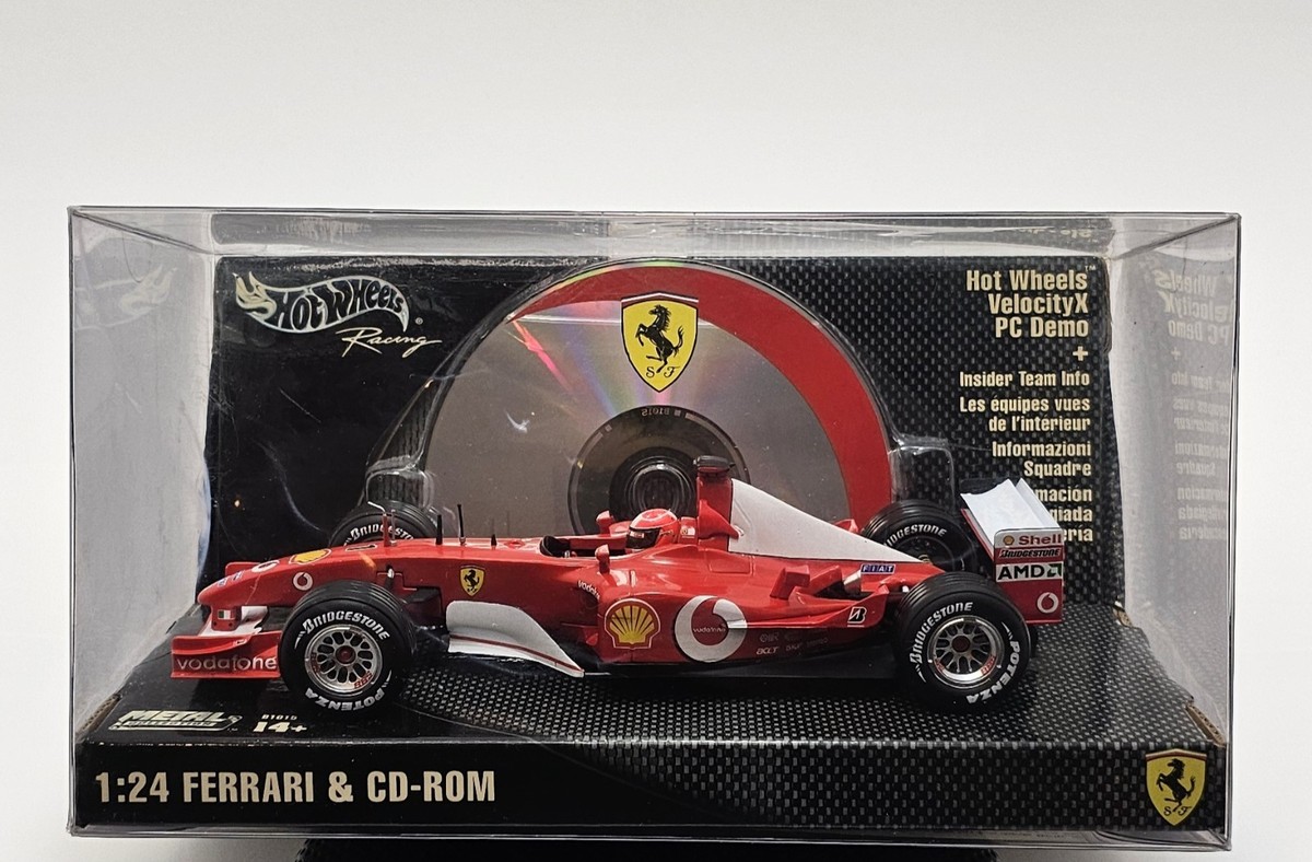 Hot Wheels 1/24 Ferrari F2002 Michael Schumacher F1 World Champion