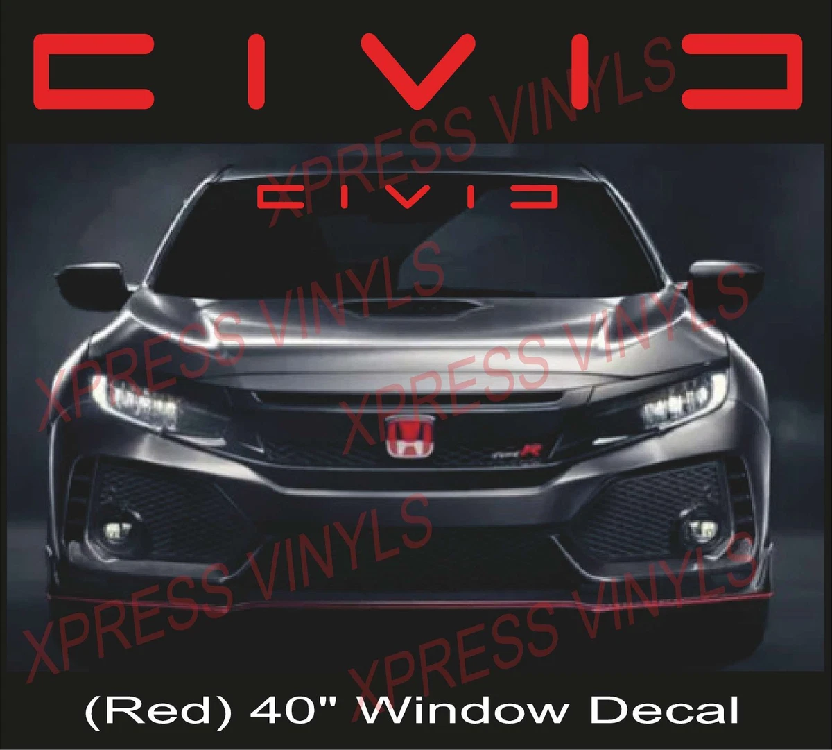 I-VTEC DOHC X2 Decals For Honda Civic Si CRX Ep3 CRZ RSX Type R Accord K20 JDM - Foto 12