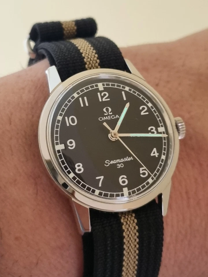 Omega Seamaster 30,ref:135.007,movimiento 286,estilo Militar,piezas N.o.s - Imagen 1 de 4